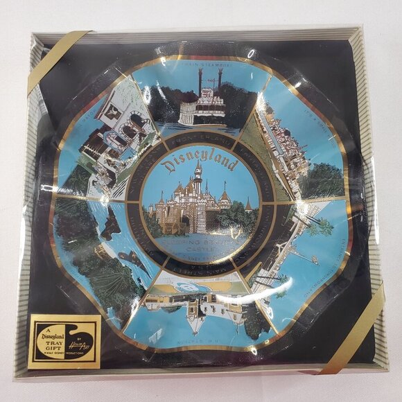 NIB VTG 1970s Walt Disney World Glass Fluted Edge Bowl Ashtray/Souvenir NOS - Picture 12 of 12